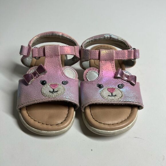 Sugar Shoes Bear Sandals Color: Pink Size: 7 - Picture 4 of 5